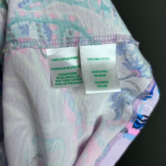 Lilly Pulitzer Kristen Swing Dress Lilac Freesia Purple Sleeveless Mini sz Small - Picture 9 of 10